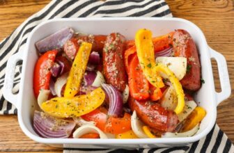 Super Easy Sausage and Peppers