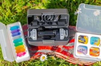 The tiny wireless mic is colorful and much cheaper