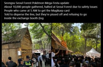 Pokémon Event In Seoul Got So Crowded, Police And Firefighters Were Called