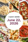 Weekly Meal Plan June 22, 2026