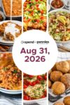 Weekly Meal Plan Aug 31, 2026
